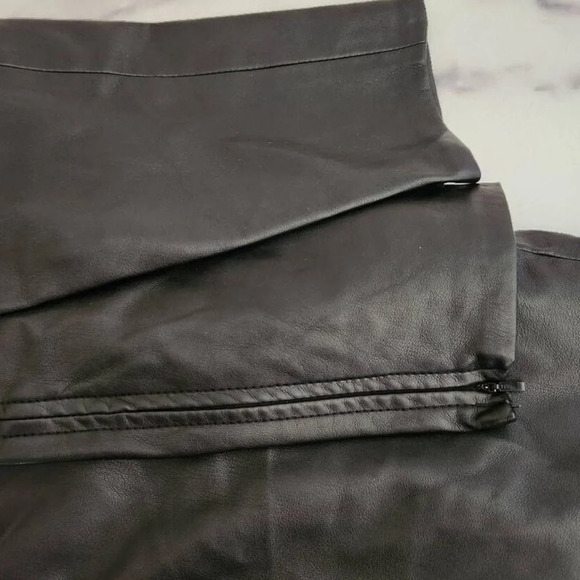 FREE PEOPLE VEGAN LEATHER SKINNY
PANTS,-Sz. 4 - Picture 2 of 5